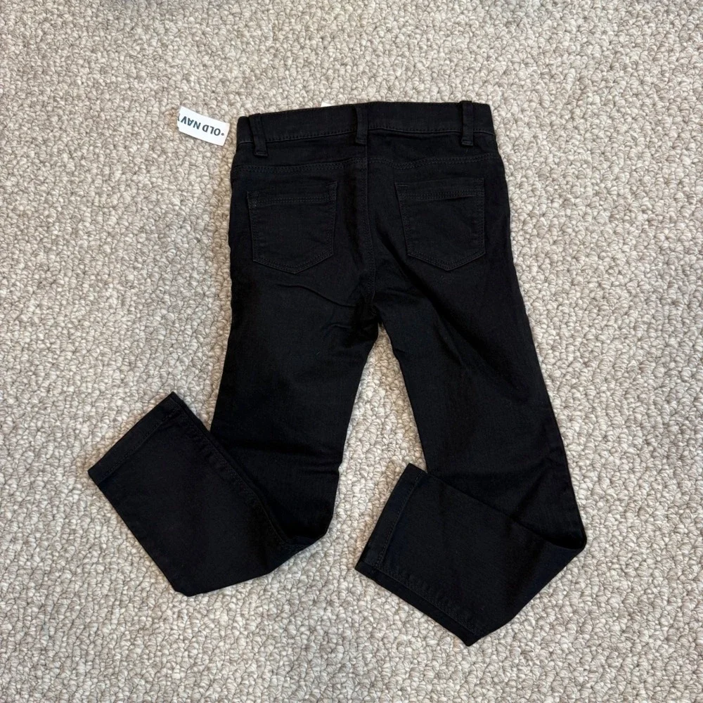 Old Navy Ballerina Super-Stretch Jeggings Black Skinny Pants Kids Size 5T NWT